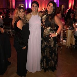 Theia Light Purple Bridesmaid Gown